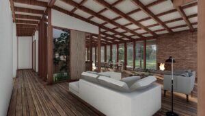 Proyecto de 400m2 con dos patios internos