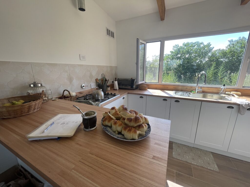 cocina casa en woodframe