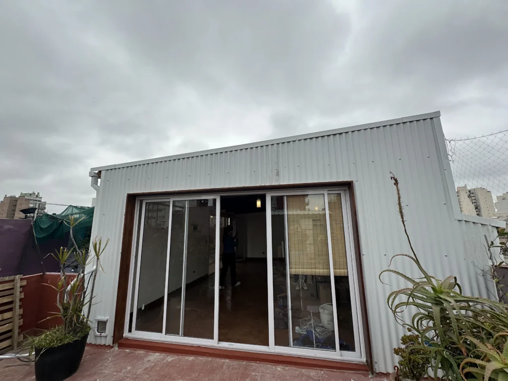 ampliacion en terraza de ph